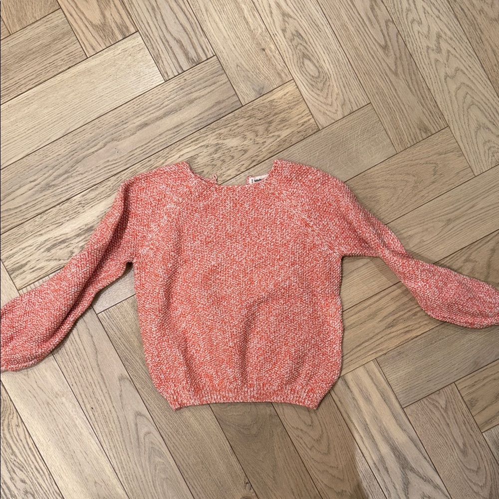Misha And Puff Coral Crew Neck Sweater